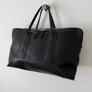 Rick Owens Leather weekender bag